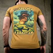 Футболка *Ховайся ,я вилітаю* койот
