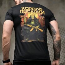 Футболка *Король посадки* чорний